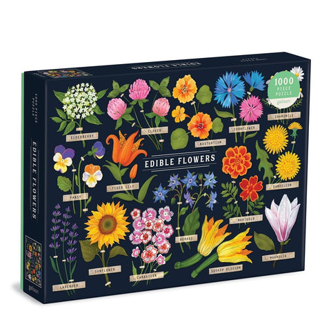 Edible Flowers, 1000 Piece Jigsaw Puzzle