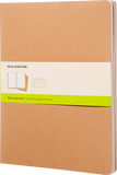 Moleskine Cahier Journals, Set of 3, Extra Large