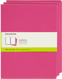Moleskine Cahier Journals, Set of 3, Extra Large
