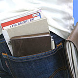 Traveler's Company Leather Notebook, Passport Size