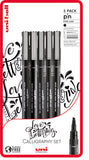 Uni-ball PIN Fineliner Drawing Pen, Love Lettering Set, 5pc