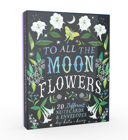 To All the Moonflowers, Set of 20 Notecards and Envelopes