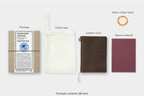 Traveler's Company Leather Notebook, Passport Size