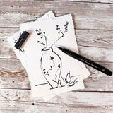 Uni-ball PIN Fineliner Drawing Pen, Flow and Flourish Set, 5pc
