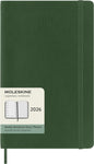 Moleskine 2026 Week to View with Notes Diary, Softcover Large