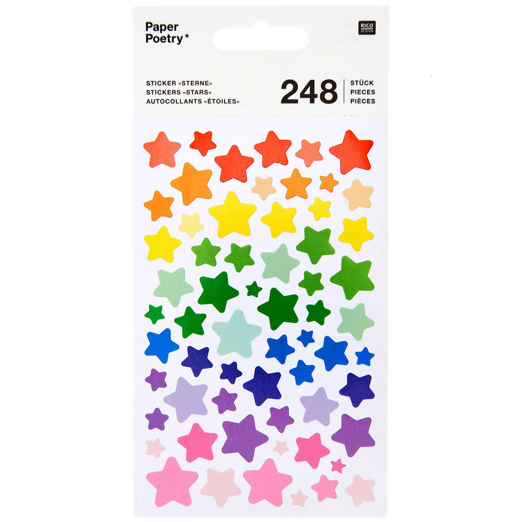 Multicoloured Sticky Stars – Bartrums & Co Ltd