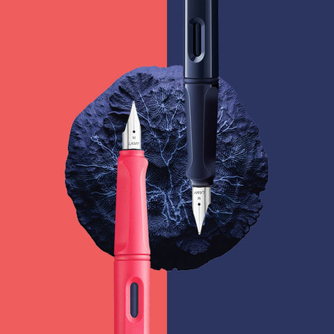 Lamy Safari Special Edition 2025 Fountain Pens, Sunset & Dark Dusk