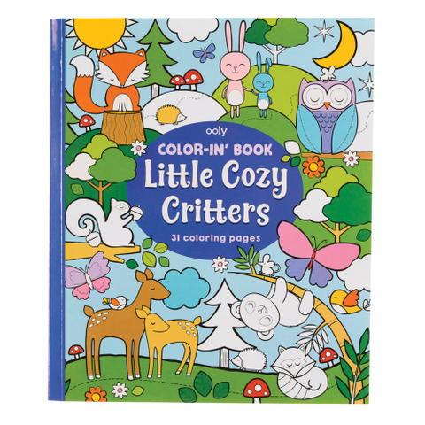 Ooly Color-in' Book: Little Cozy Critters