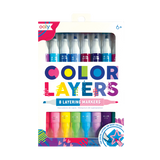 ooly Colour Layers Double Ended Layering Markers - Set of 8