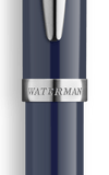 Waterman Impression Ballpoint Pen, Blue with Chrome Trim