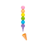 ooly Rainbow Scoops Vanilla Scented Stacking Erasable Crayons