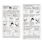 TRAVELER'S notebook 010 Repair Kit, Spare Colours