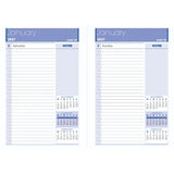 Letts Rhino A5 Day per Page 2027 Diary, Black