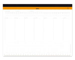 Rhodia Undated Weekly Planner, 11 3/8 x 8 3/4" - 60 Sheets