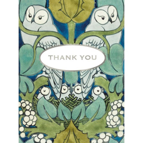 Owl mini Thank You Notecard Set