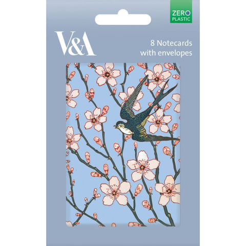 Almond Blossom & Swallow mini Notecard Set