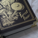 Luxury Gold Foiled Secrets of the Forest Floor Crossbody Book Bag