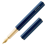 Ystudio Classic Fountain Pen Blue, Fine Nib