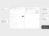 MiGoals 2026 A5 Weekly Notes Goal Diary, Limited Edition Colour