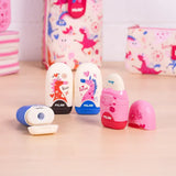 Milan CAPSULE Flowicorn Eraser with Pencil Sharpener