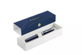 Waterman Impression Fountain Pen, Blue with Chrome Trim