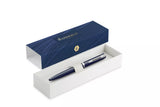 Waterman Impression Ballpoint Pen, Blue with Chrome Trim