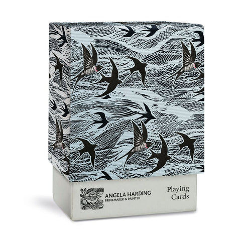 Swallow & Sea Playing Cards by Angela Harding