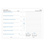 Filofax 2026 Refill, Week On One Page Diary With Notes, Pocket