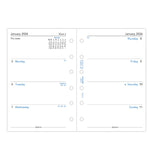 Filofax 2026 Refill, Week On Two Pages Diary, Pocket
