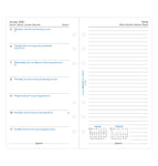 Filofax 2026 Refill, Week On One Page Diary With Notes, Personal