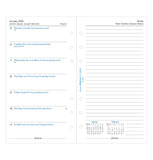 Filofax 2026 Refill, Week On One Page Diary With Notes, Personal