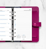 Filofax 2027 Diary Refill, Week On One Page With Notes, Personal, Multilanguage