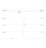 Filofax 2027 Diary Refill, Week On Two Pages Diary - A5 English