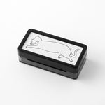 Midori Pre-inked Paintable Cat Stamp