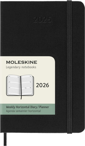 Moleskine 2026 Horizontal Week to View Diary
