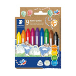 Staedtler Jumbo Wax Crayons, 9 Pack