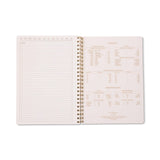 Wavy Blue A4 Twin Wire Notebook