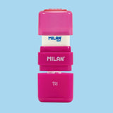 Milan Sharpener & Eraser, Tri Edition