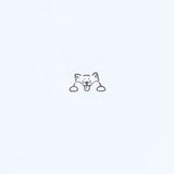 Peekaboo Layered Stamp, Shiba Inu