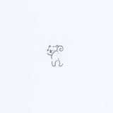 Peekaboo Layered Stamp, Shiba Inu