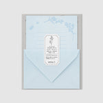 Midori Letter Set, Forget-me-not