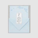 Midori Letter Set, Forget-me-not