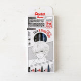 Pentel Drawing Set for Manga, Face 3 Piece Set