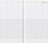 Luddite Function Parallel Planner Notebook, A5 Slim