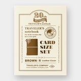 Traveler's Company Notebook Set, Card Size
