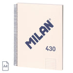 Milan A4 Notebook, Hardcover, Lined