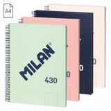 Milan A4 Notebook, Hardcover, Lined