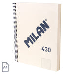 Milan A4 Notebook, Hardcover, Grid