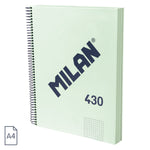 Milan A4 Notebook, Hardcover, Grid