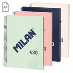 Milan A4 Notebook, Hardcover, Grid